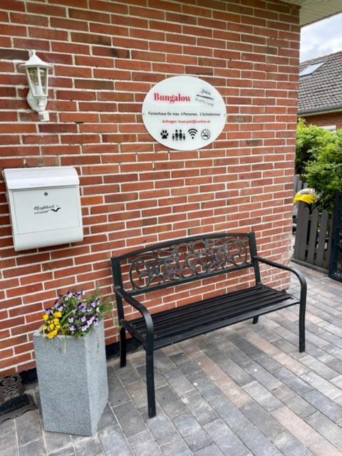 !!!Neu!!! Bungalow Juist In Norddeich 150 M Vom Strand Kültér fotó